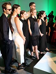 Oscar Lauterbach, Isabella Ahrens, Enya Elstner, Milana Bruges von Pfuel, Tyger Lobinger und Lucia Strunz bei der Rodenstock Eyewear Show am 12.01.2018 im Münchner Haus der Kunst  (Foto: Martin Schmitz)